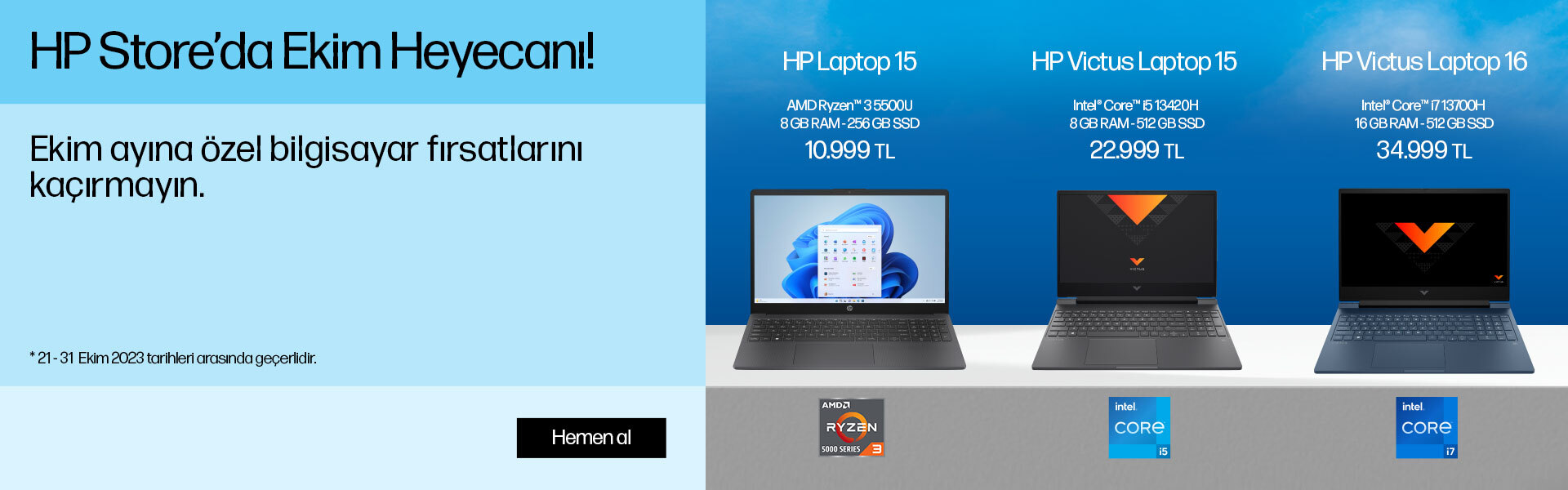 HP Store'da Ekim Heyecanı!