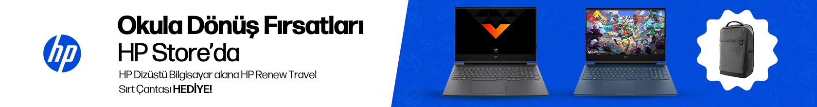 HP Store'da Okula Dönüş Fırsatları! | HP Notebook Alana Çanta Hediyesi