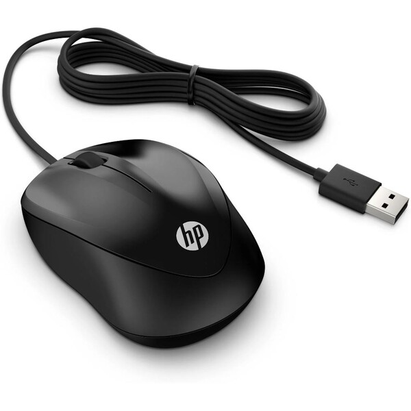 OUTLET HP 1000 USB Kablolu Mouse Siyah 4QM14AA