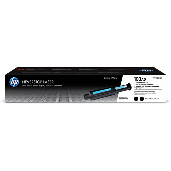 Orijinal HP 103A Toner Dolum Kiti Siyah 2′li Paket W1103AD