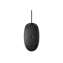 HP 125 USB Kablolu Mouse Siyah 265A9UT - Thumbnail (1)