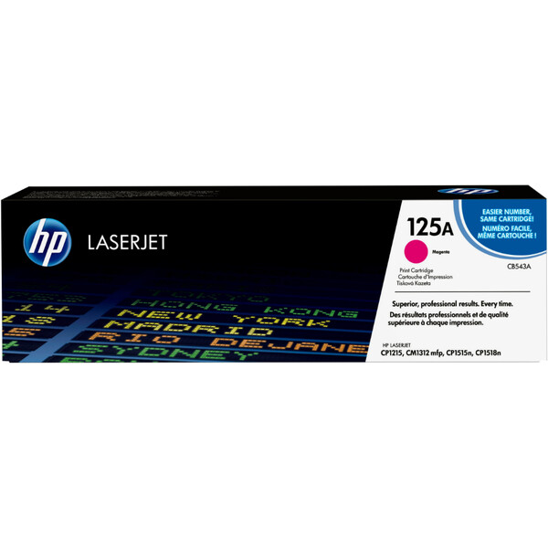 Orijinal HP 125A Toner Kırmızı CB543A