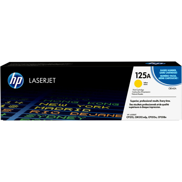 Orijinal HP 125A Toner Sarı CB542A