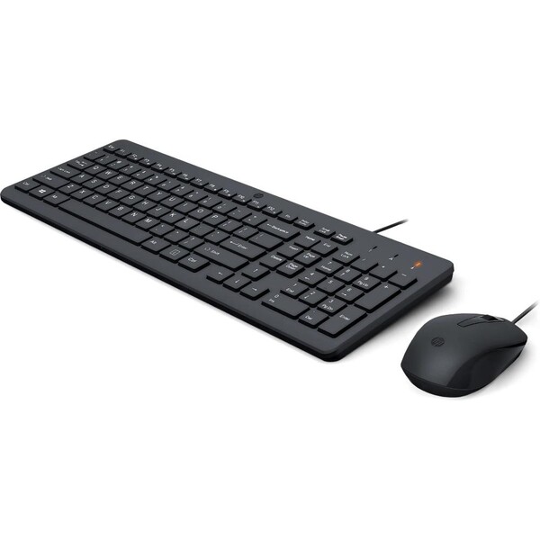HP 150 Kablolu Klavye Mouse Seti Türkçe Siyah 240J7AA