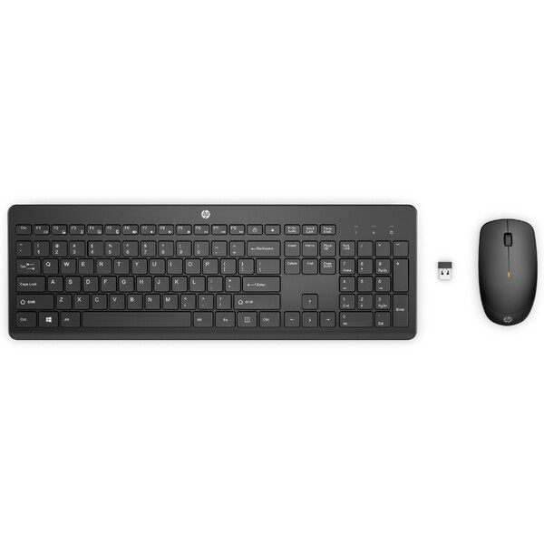 HP 230 Kablosuz Klavye & Mouse Kombo Set Türkçe - Siyah 18H24AA