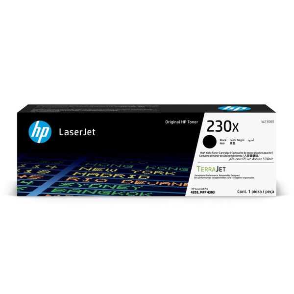 Orijinal HP 230X Siyah Toner W2300X