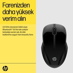 HP 250 1600 DPI Bluetooth Kablosuz Mouse Siyah 6V2J7AA - 10