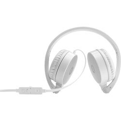HP 2800 Stereo Kulak Üstü Mikrofonlu 3.5mm Kablolu Kulaklık - Beyaz & Gümüş 2AP95AA - Thumbnail (0)