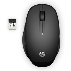 HP 300 İkili Modlu Bluetooth Kablosuz Mouse - Siyah 6CR71AA - Thumbnail (0)