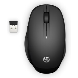 HP 300 İkili Modlu Bluetooth Kablosuz Mouse - Siyah 6CR71AA - Thumbnail