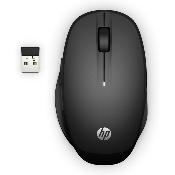 HP 300 İkili Modlu Bluetooth Kablosuz Mouse - Siyah 6CR71AA