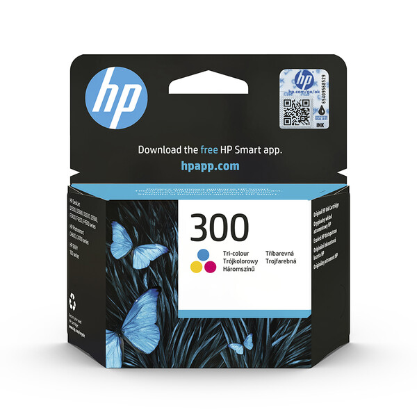Orijinal HP 300 Mürekkep Kartuşu Üç Renkli CC643EE
