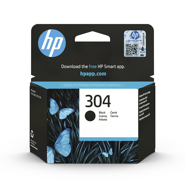Orijinal HP 304 Mürekkep Kartuşu Siyah N9K06AE