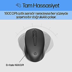 HP 330 Kablosuz Klavye Mouse Seti Siyah 2V9E6AA (5)