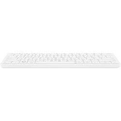 HP 350 Kompakt Multi-Device Bluetooth Klavye Beyaz 692T0AA - Thumbnail