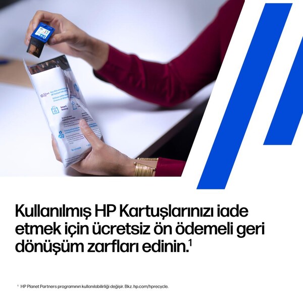 Orijinal HP 37 Üç Renkli Mürekkep Kartuşu 7FP44AE