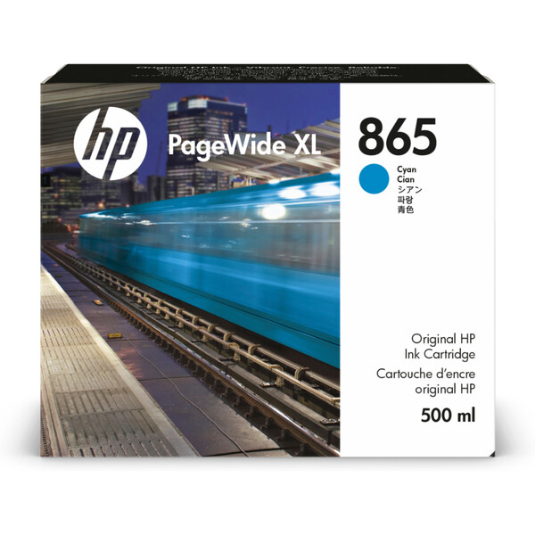 Orijinal HP 865 Mürekkep Kartuşu Mavi 3ED85A 500 ML