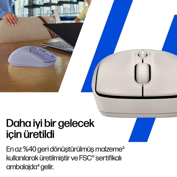 HP 400 Sessiz Bluetooth 6000 DPI Kablosuz Mouse Siyah AZ7B2AA