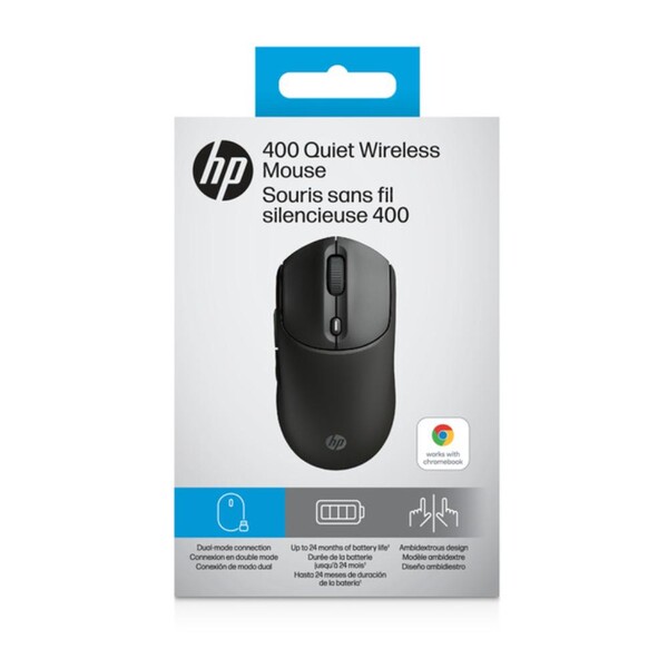HP 400 Sessiz Bluetooth 6000 DPI Kablosuz Mouse Siyah AZ7B2AA