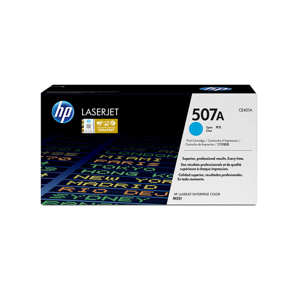 Orijinal HP 507A Toner Kartuşu Mavi CE401A