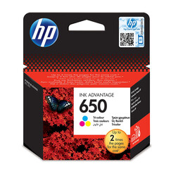 Orijinal HP 650 Mürekkep Kartuşu Üç Renkli CZ102AE - Thumbnail (0)