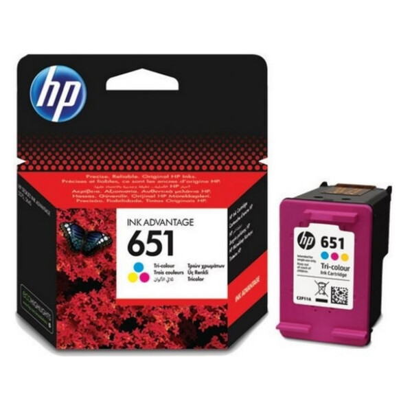 Orijinal HP 651 Mürekkep Kartuşu Üç Renkli C2P11AE