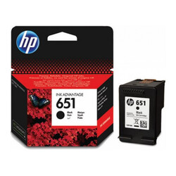 Orijinal HP 651 Mürekkep Kartuşu Siyah C2P10AE - Thumbnail (0)