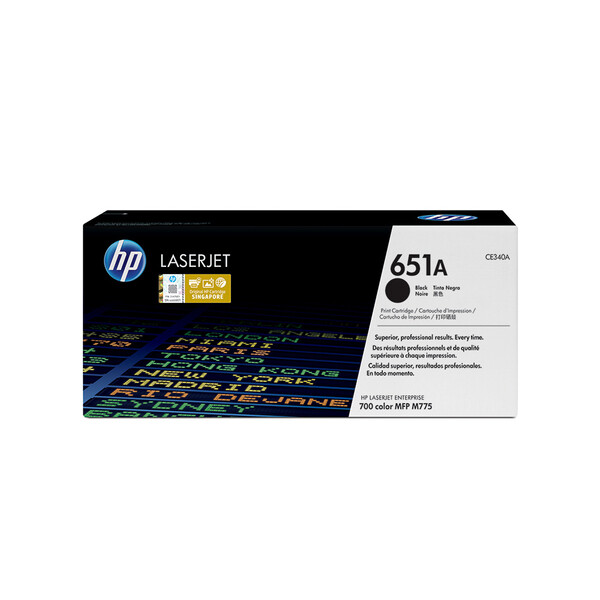 Orijinal HP 651A Toner Kartuşu Siyah CE340A