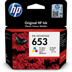 Orijinal HP 653 Mürekkep Kartuşu Üç Renkli 3YM74AE - Thumbnail (0)