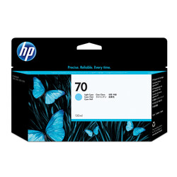 Orijinal HP 70 Mürekkep Kartuşu Açık Mavi C9390A 130 ML - Thumbnail (0)
