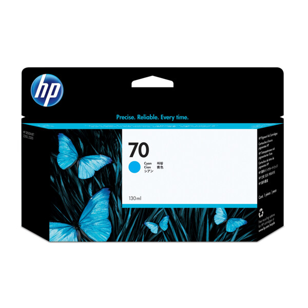 Orijinal HP 70 Mürekkep Kartuşu Mavi C9452A 130 ML