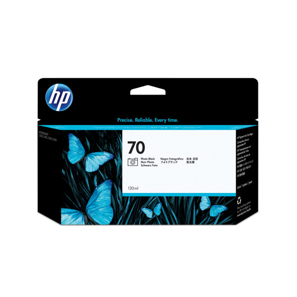 Orijinal HP 70 Mürekkep Kartuşu Fotoğraf Siyahı C9449A 130 ML