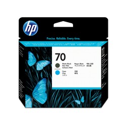 HP 70 Mat Siyah/Mavi Baskı Kafası C9404A - Thumbnail (0)