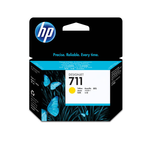 Orijinal HP 711 Mürekkep Kartuşu Sarı CZ132A 29 ML