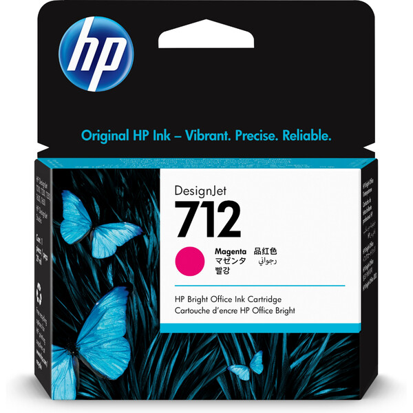 Orijinal HP 712 Mürekkep Kartuşu Kırmızı 3ED68A 29 ML