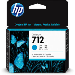 Orijinal HP 712 Mürekkep Kartuşu Mavi 3ED67A 29 ML - Thumbnail (0)