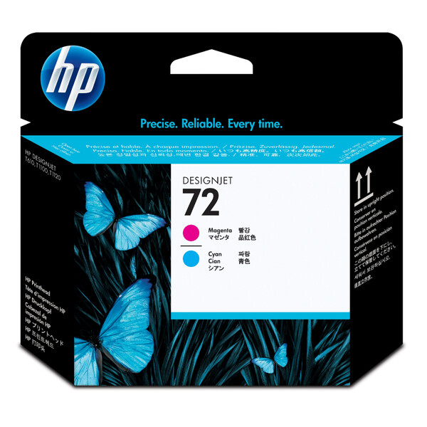 HP 72 Kırmızı/Mavi Baskı Kafası C9383A