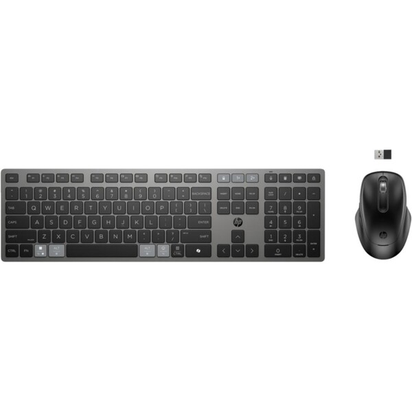 HP 725 Çoklu Cihaz Bağlantılı Şarj Edilebilir Kablosuz Q Klavye & Mouse Set 9T5B0UT