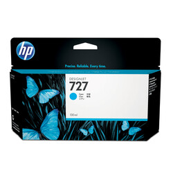 Orijinal HP 727 Mürekkep Kartuşu Mavi B3P19A 130 ML - Thumbnail (0)