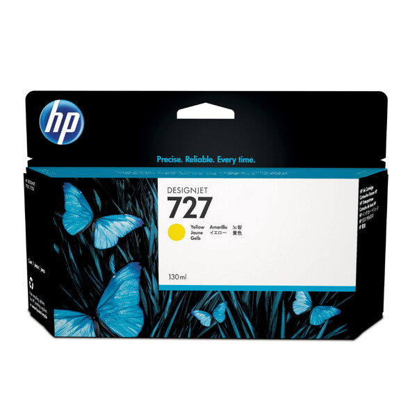 Orijinal HP 727 Mürekkep Kartuşu Sarı B3P21A 130 ML