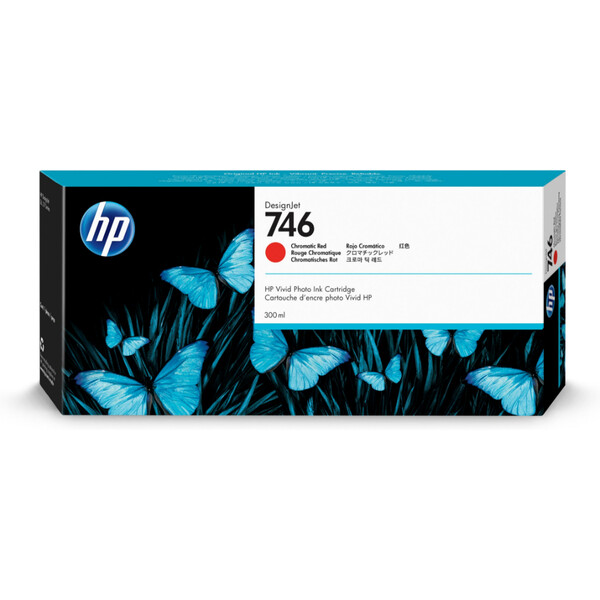 Orijinal HP 746 Mürekkep Kartuşu Kromatik Kırmızı P2V81A 300 ML