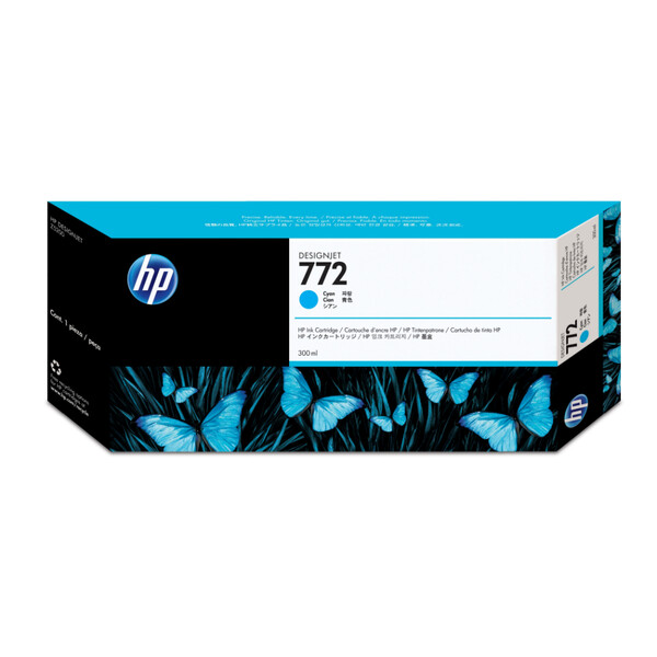 Orijinal HP 772 Mürekkep Kartuşu Mavi CN636A 300 ML