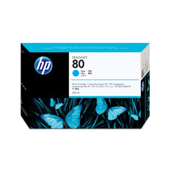 Orijinal HP 80 Mürekkep Kartuşu Mavi C4846A 350 ML - Thumbnail (0)