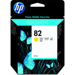 Orijinal HP 82 Mürekkep Kartuşu Sarı C4913A 69 ML - Thumbnail (0)