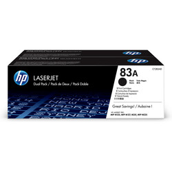 Orijinal HP 83A Toner Kartuşu Siyah 2'li Paket CF283AF - Thumbnail