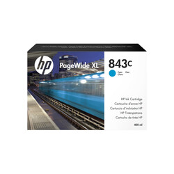 Orijinal HP 843C XL Mürekkep Kartuşu Mavi C1Q66A 400 ML - Thumbnail (0)