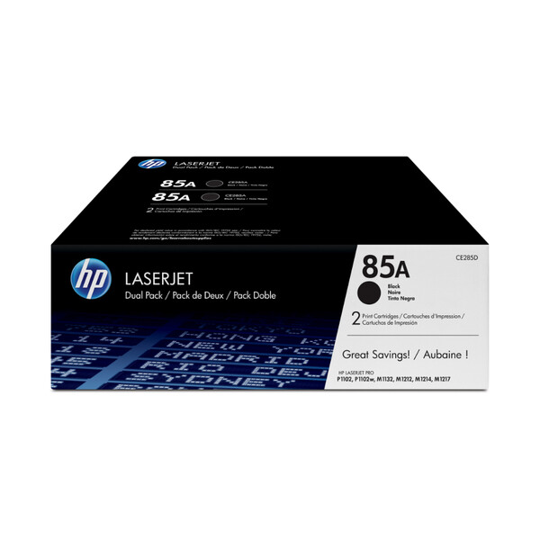 Orijinal HP 85A Toner Siyah 2'li Paket CE285AF
