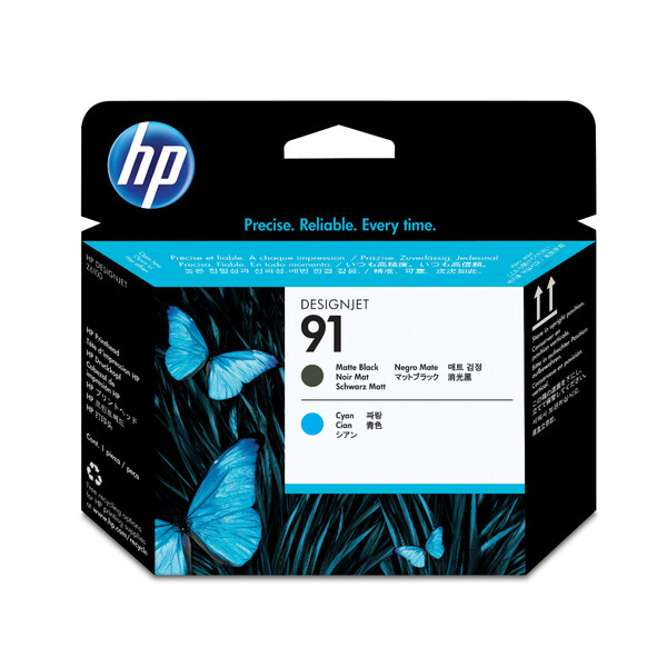 HP 91 Mat Siyah ve Mavi Baskı Kafası C9460A