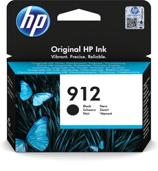 Orijinal HP 912 Mürekkep Kartuşu Siyah 3YL80AE - Thumbnail
