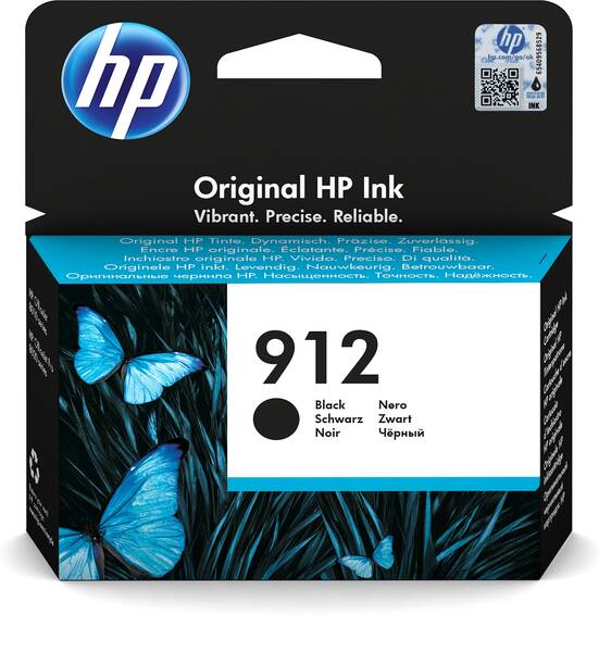 Orijinal HP 912 Mürekkep Kartuşu Siyah 3YL80AE